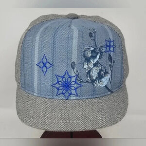 Goorin Bros Sand Cassel Kids Blue/Pink/Gray Adjustable Hat 2010 NWT